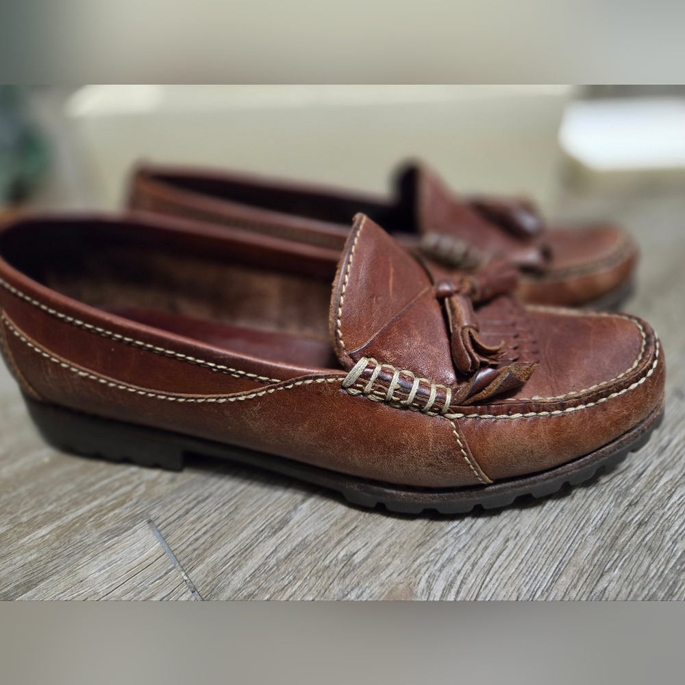 Men's Cole Haan Leather Loafers with Tassels
